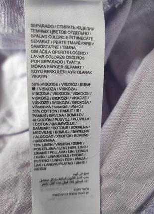 Натуральное льняное ярусное платье с оборками без рукавов с треугольным вырезом от simolv be7 фото