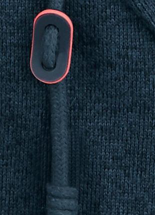 Стильне в'язане флісове пальто з капюшоном від tchibo (німеччина), р .: s євро4 фото