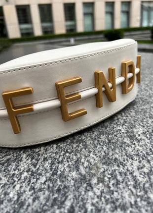 Сумка fendi hobo white