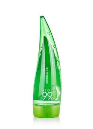 Гель алое холіка  holika holika aloe 99% soothing gel заспокійливий, зволожувальний, 55 мл 
увлажняющий гель с алое холика холика