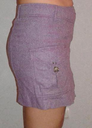 Оригинальная теплая юбка на подкладке2 фото