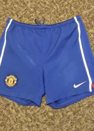 Футбольні шорти найк манчестер юнійтед manchester united nike vintage football shorts вінтажні спортивні ігрові тренувальні adidas retro ретро