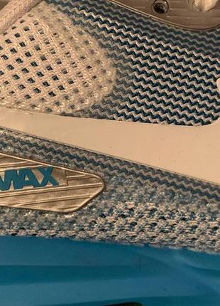 Кросівки nike air max 90 lunarlon blue white ейр макс найк найки блакитні з білим6 фото