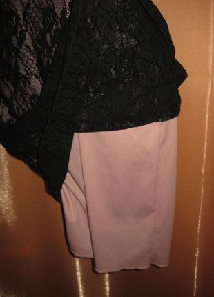Нарядное элегантное секси платье euronova  км1727 силуэтное по фигуре в обтяжку с черным кружевом3 фото