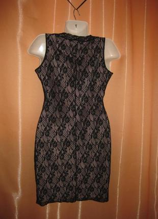 Нарядное элегантное секси платье euronova  км1727 силуэтное по фигуре в обтяжку с черным кружевом8 фото