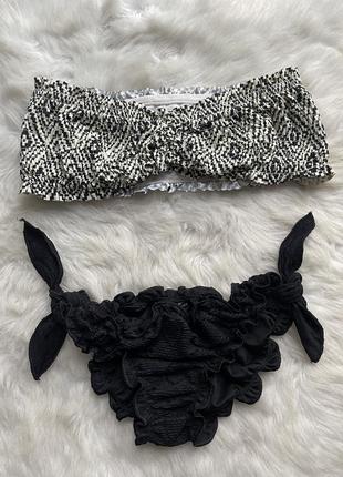 Красивий мʼякий купальник бандо calzedonia