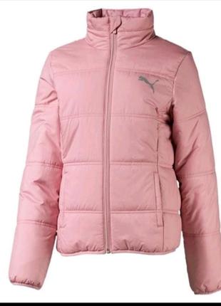 Куртка puma essentials padded jacket р.128 розовый 7-8 лет