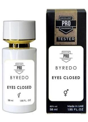 Byredo eyes closed