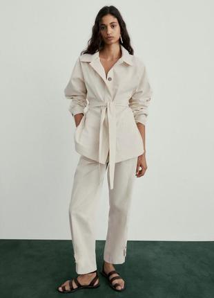 Котоновий костюм massimo dutti xs