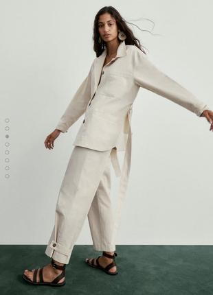 Коттоновый костюм massimo dutti xs2 фото