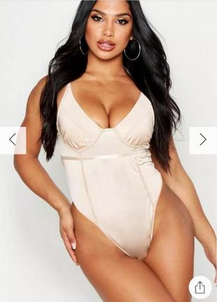 Новый корректирующий боди, люкс, boohoo