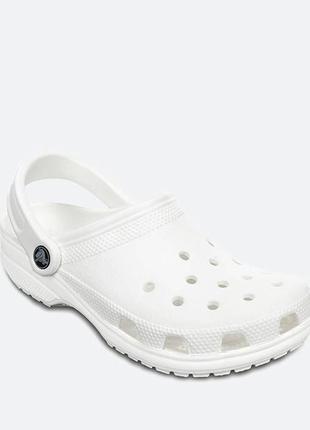 Кроксы crocs classic clog 10001 white