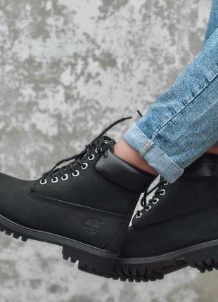 Зимние ботинки timberland black с теплым мехом /осень/зима/весна😍7 фото