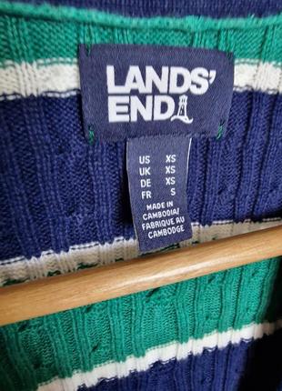 Стильный качественный хлопковый кардиган на запах lands'end6 фото