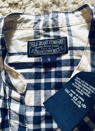 Рубашка, сорочка ralph lauren con polo jeans оригинал бренд размер s,м6 фото
