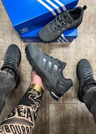 Чоловічі кросівки adidas marathon tr 26 dark gray red