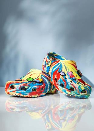 Крокс классік клог мульті  crocs classic clog sulphur/multi