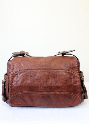Кожаная сумочка на плечо  gianni conti италия3 фото