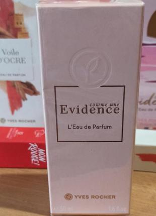 Ив роше парфюмированная вода comme une evidence yves rocher