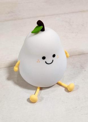 Детский ночник из мягкого силикона «груша»