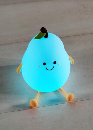 Детский ночник из мягкого силикона «груша»