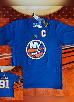 💯🏒🥅 оригінал. футболка adidas x nhl new york islanders by captain john tavares.