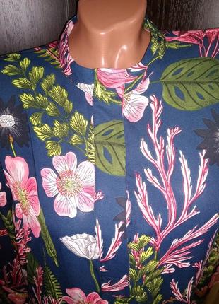 Шикарная цветочная блуза h&m eur 404 фото
