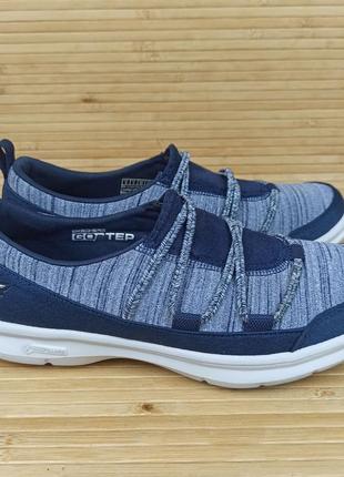 Мокасины, слипоны skechers go step размер 35 (22 см.)