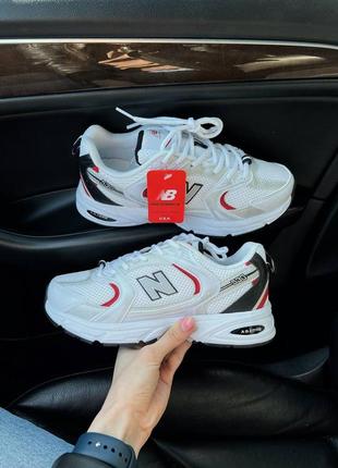 Жіночі кросівки new balance 530 white/red