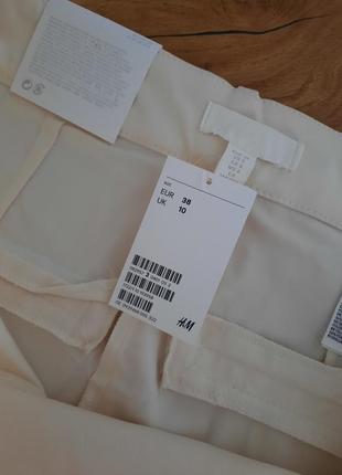 Брюки штани базові білі6 фото