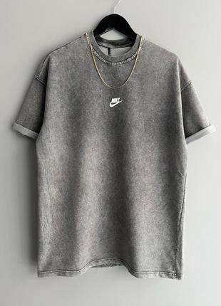 Мужская серая футболка nike