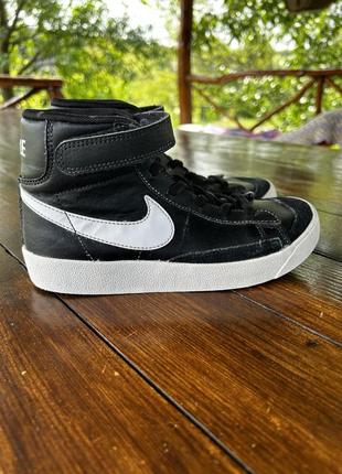 Кожаные хайтопы nike