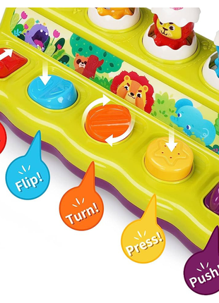 Pop-up toy. висувна іграшка з музикою та світлом4 фото