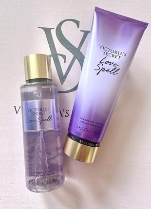 Love spell victoria’s secret оригинал спрей мист лосьон сикрет выктория сикрет1 фото