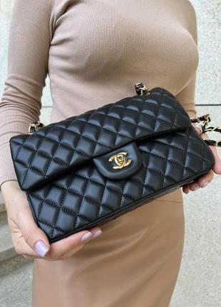 Женская черная сумка из экокожи люксового качества украина