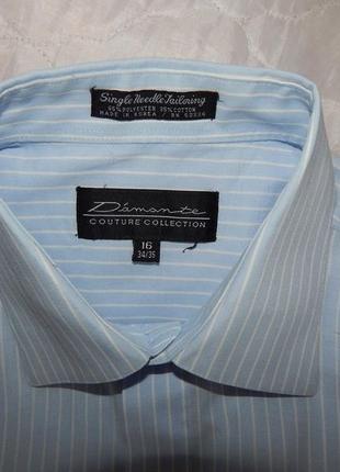 Мужская рубашка с длинным рукавом damante р.50 015др (только в указанном размере, только 1 шт)6 фото