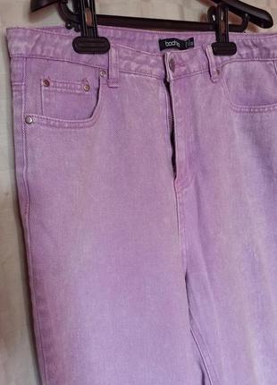 14 размер обалденные сиреневые джинсы4 фото