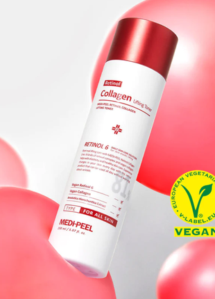 Омолаживающий тонер с ретинолом и коллагеном medi-peel retinol collagen lifting toner