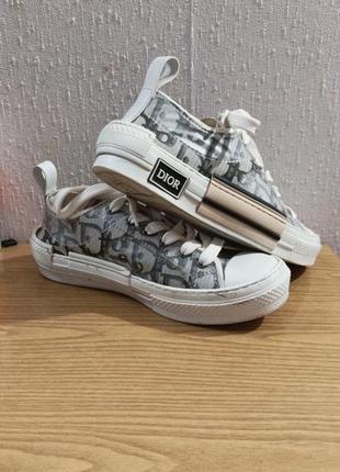 Тканевые кроссовки dior 38p