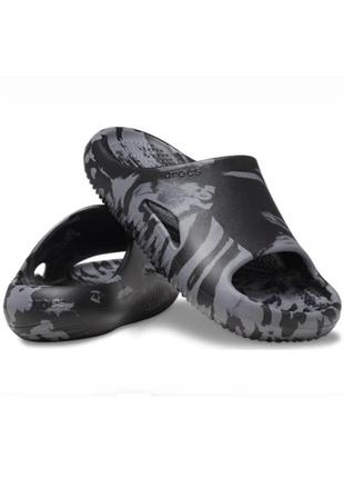 Шльопанці crocs mellow marbled slide, 100% оригінал1 фото