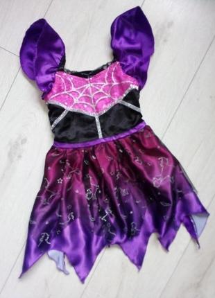 Карнавальное платье для маленькой ведьмочки или волшебницы