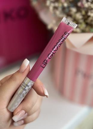 Блиск bath and body works lip glossies boldly pink оригінал1 фото