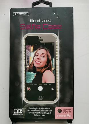 Селфи кейс с подсветкой для iphone 6 +