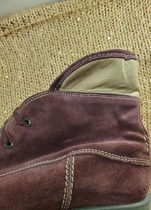 Josef seibel the european comfort shoe замшевые туфли зимние кожа искусственный мех на подпушку теплые8 фото