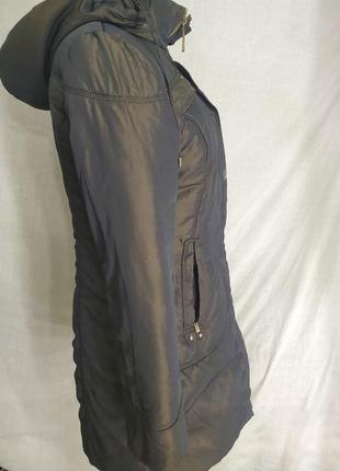 Куртка женская коричневая с переливом м3 фото