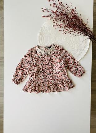 Шифонова блуза на 12-18 місяців