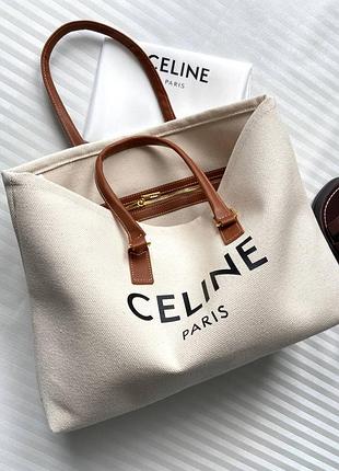Стильна жіноча сумка шопер в стилі celine.