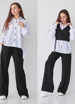 Брюки палаццо