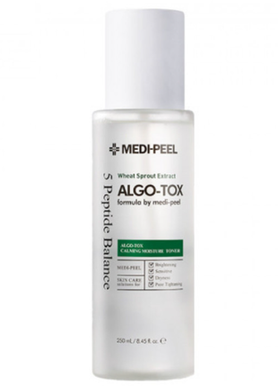 Успокаивающий тонер 250 мл medi-peel algo-tox calming moisture toner1 фото