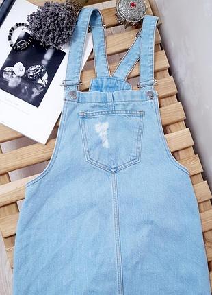 Джинсовий сарафан 4